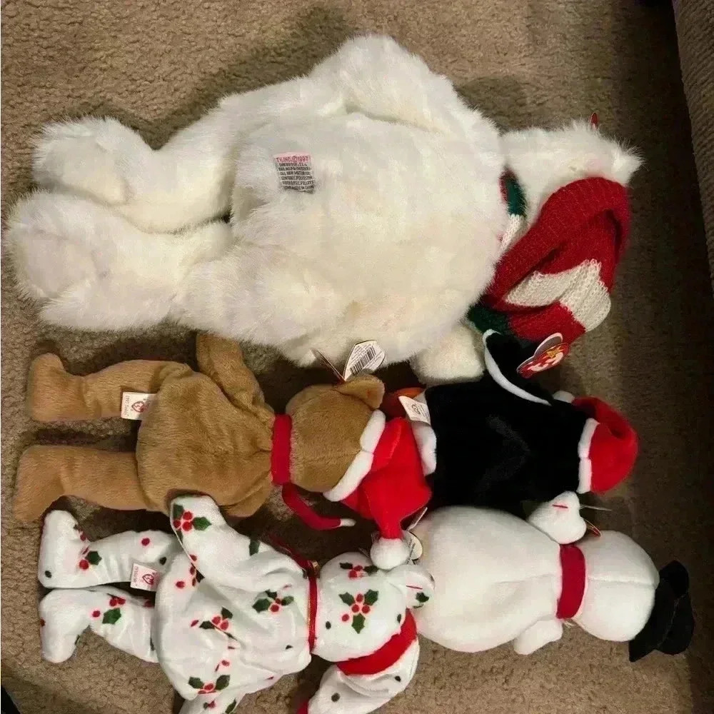Christmas Beanie Babies Lot Of 5 - Picture 13 of 13